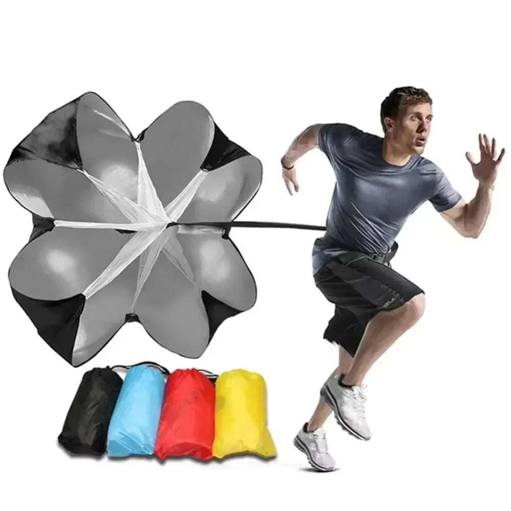 Speed Parachute Agility Training Umbrella Speed Training Running Drag Chute Soccer Trainer Physical Fitness Parachute Equipment